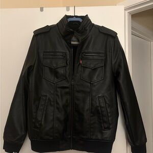 Levi's Black Military Style Jacket